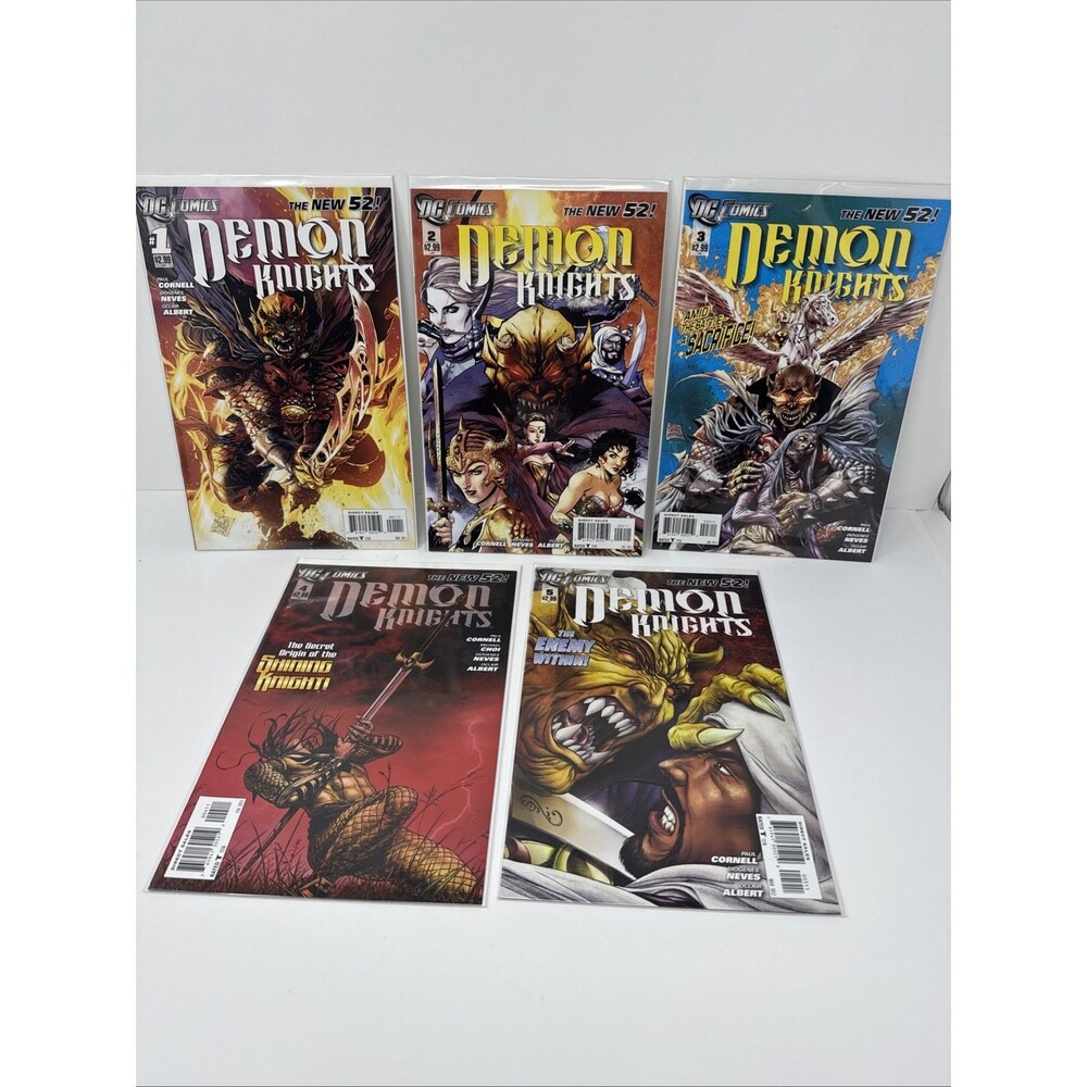 DEMON KNIGHTS The New 52! DC Comics Lot #1-5 1 2 3 4 5 Comic Books